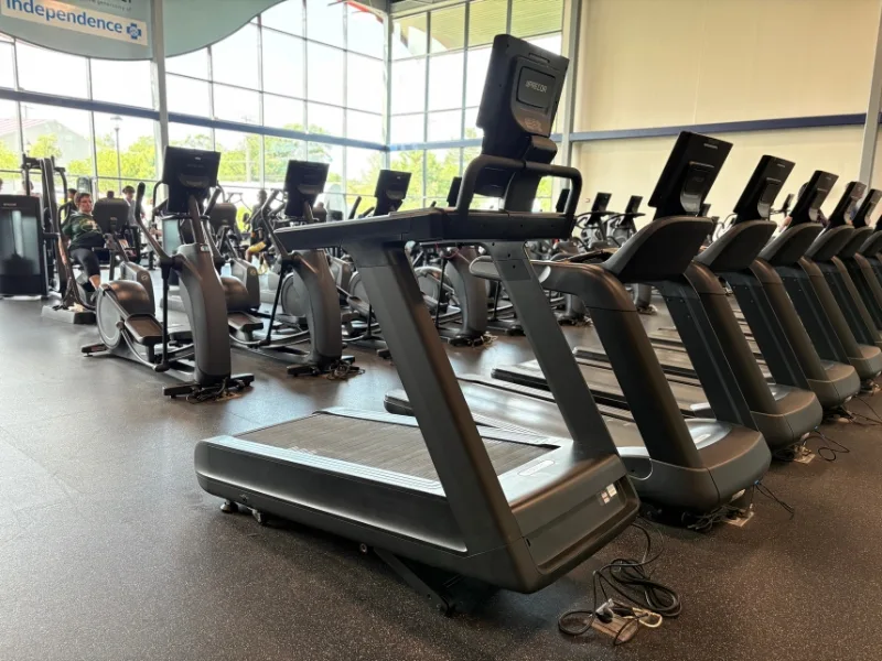 Cardio equipment at Haverford Area Y