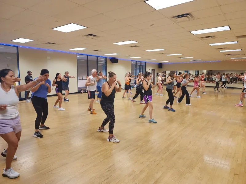 Group exercise studio at Haverford Area Y