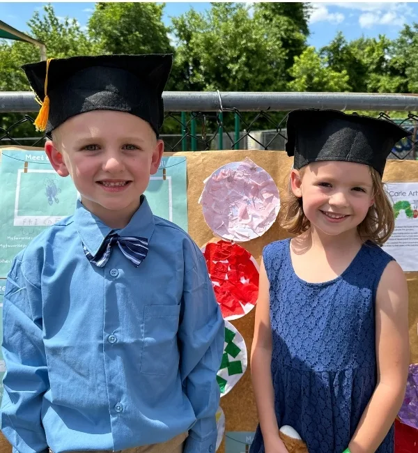Early Learning Center graduation event in outdoors