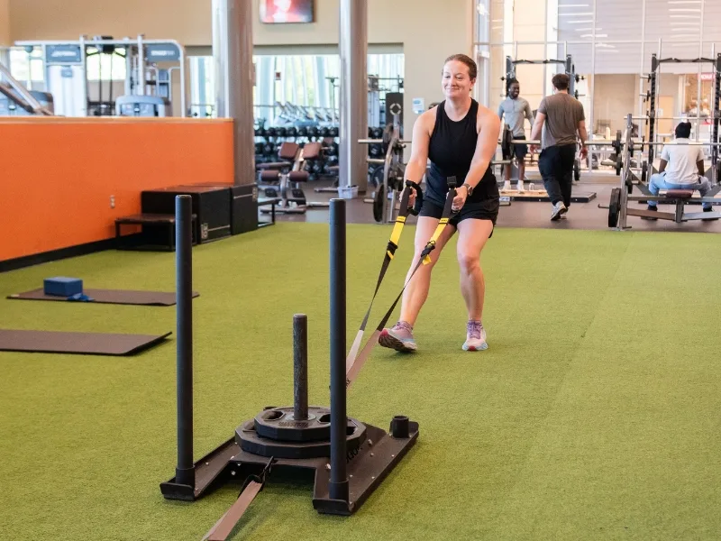 Turf area at the Montco Fitness Center