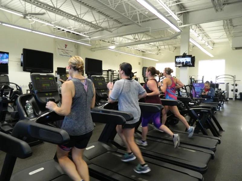 Cardio equipment at Northeast Family Y