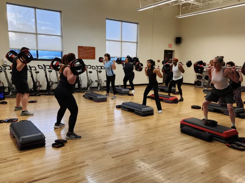 Group exercise studio at Northeast Family Y