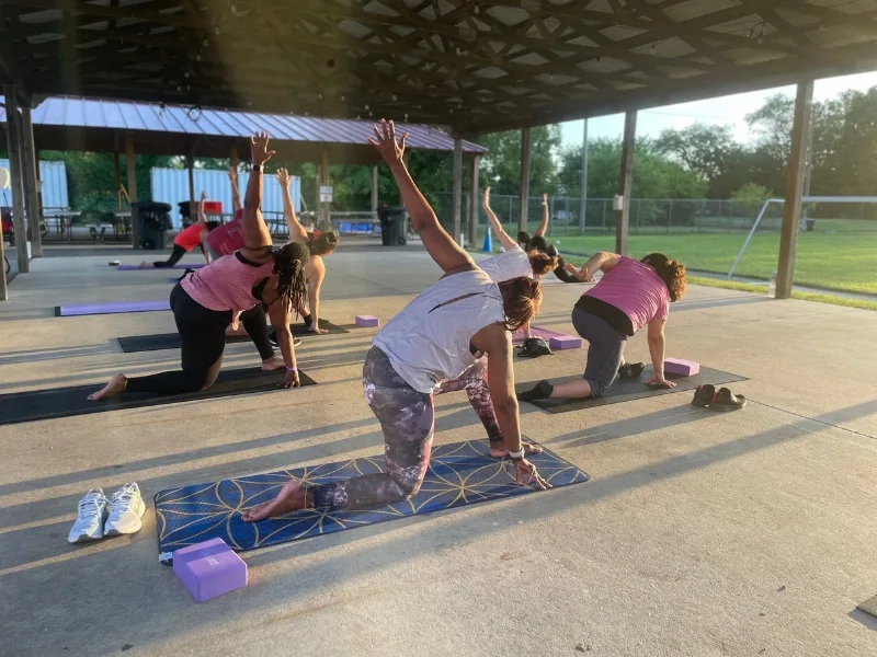 Outdoor pavilion at Northeast Family Y