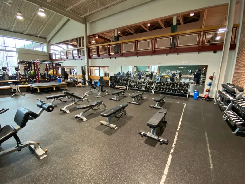 Strength training equipment at Phoenixville Y