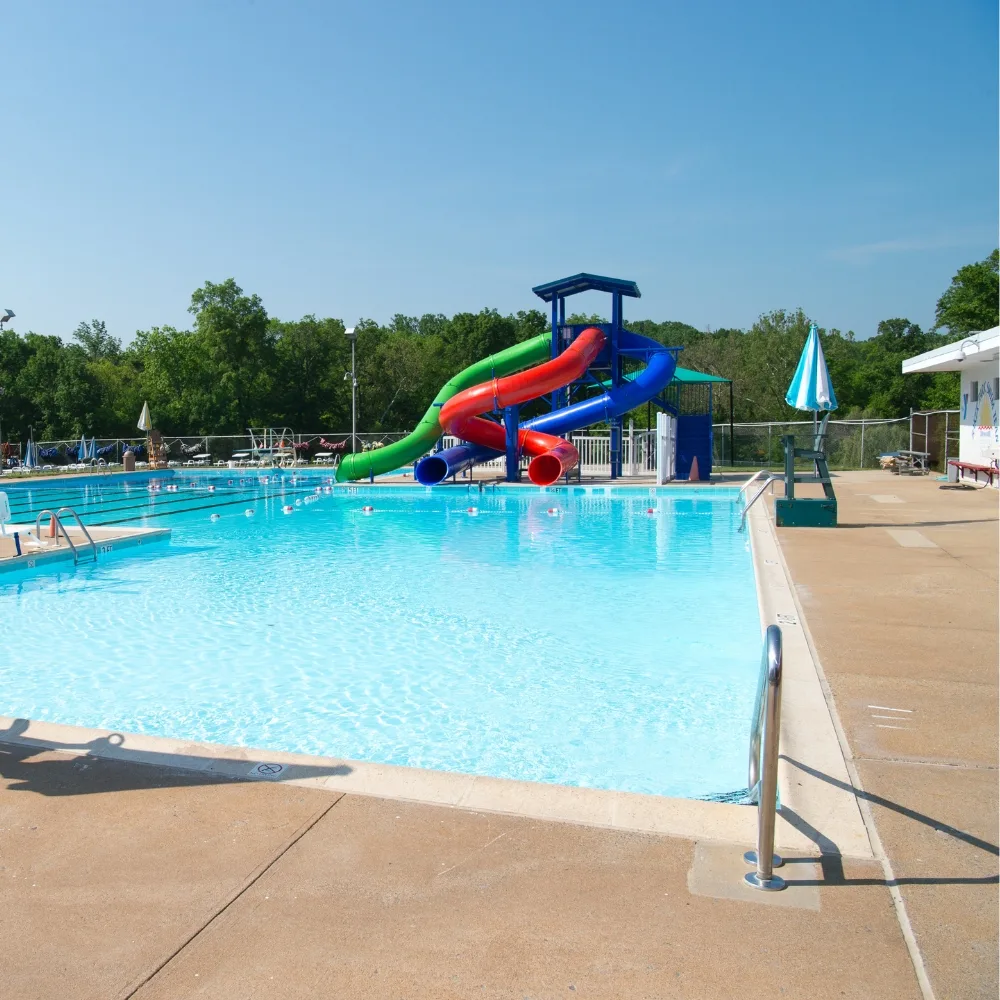 Outdoor pool at the Phoenixville Y