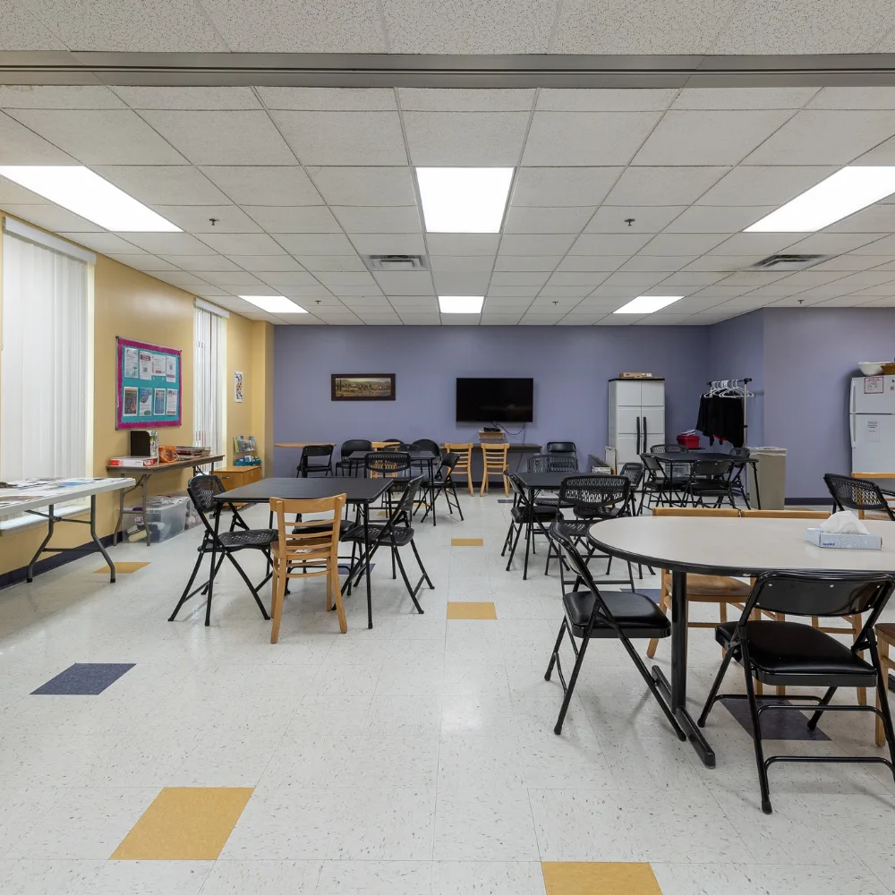 Recreational room at Phoenixville Y