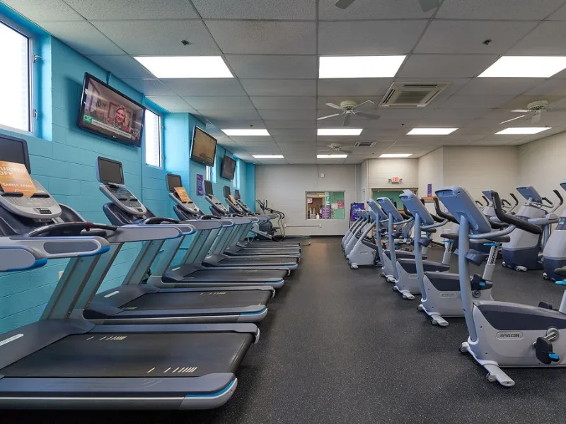 Cardio equipment at Pottstown Y
