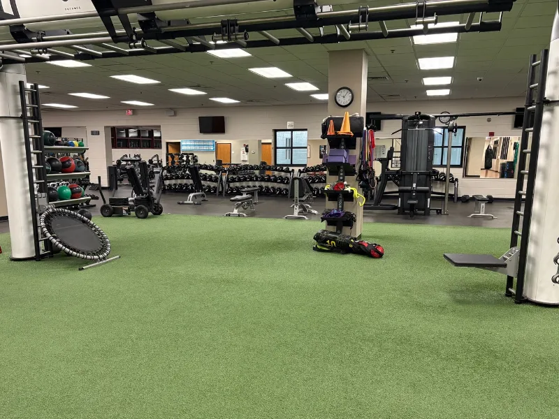 Strength training equipment at Rocky Run Y