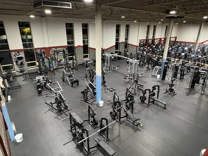 Strength training equipment at Spring Valley Y