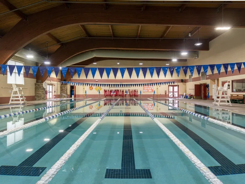 Indoor pool at Spring Valley Y