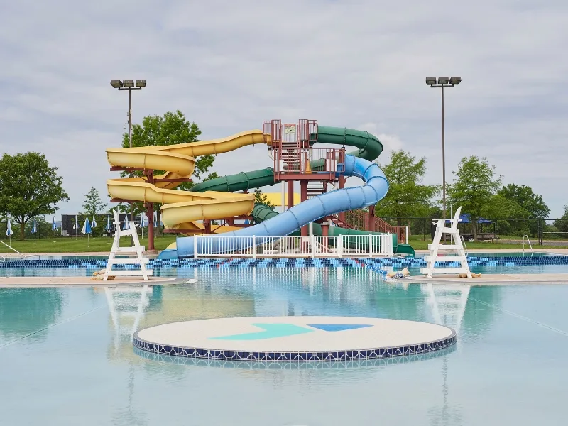 Outdoor pool at Spring Valley Y