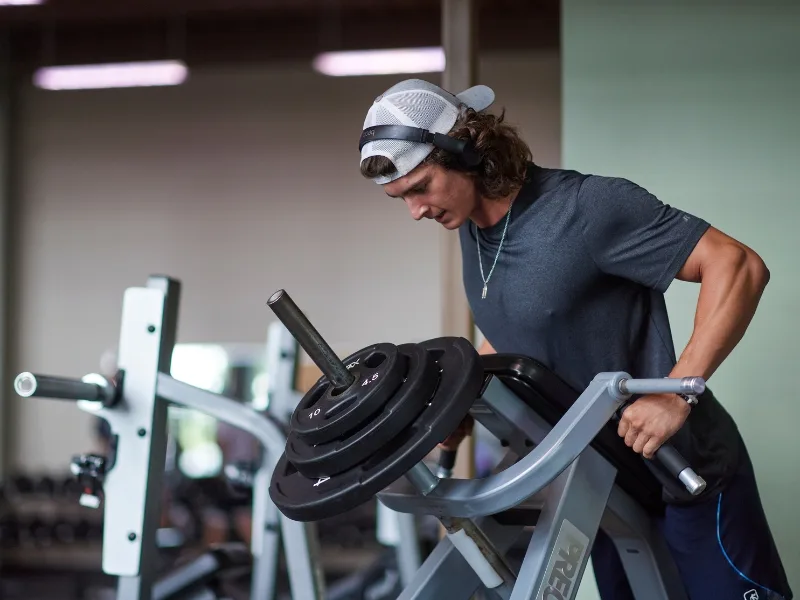 Strength training equipment at Upper Perkiomen Valley Y