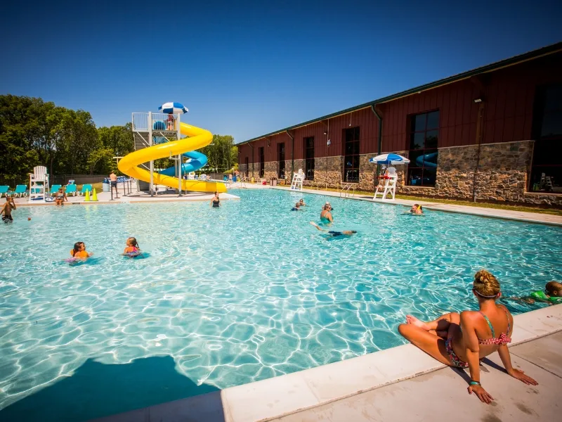 Outdoor pool at Upper Perkiomen Valley Y