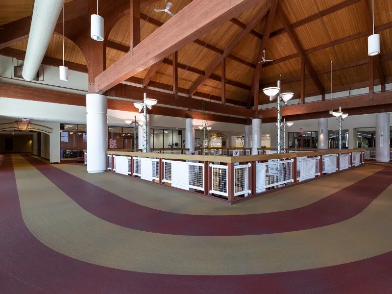 Indoor track at Ambler Y