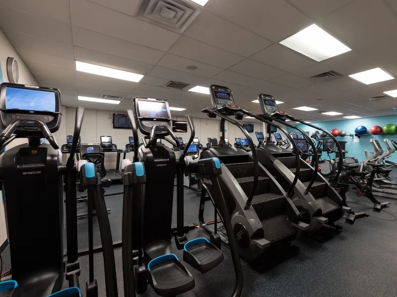 Cardio equipment at Christian Street Y