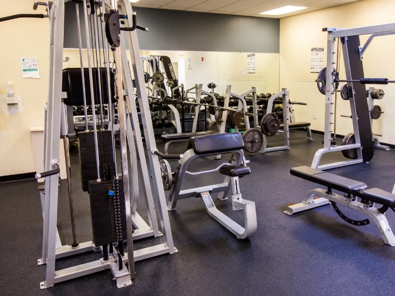 Strength training equipment at Columbia North Y