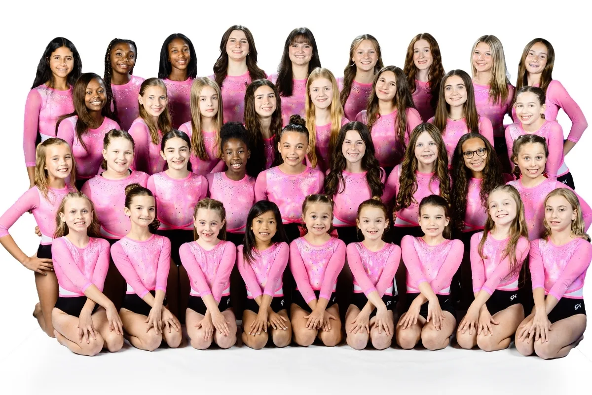 Haverford Y's youth gymnastics team