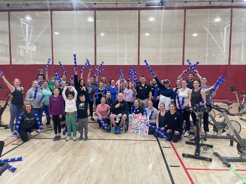 Group of people at a community outreach event