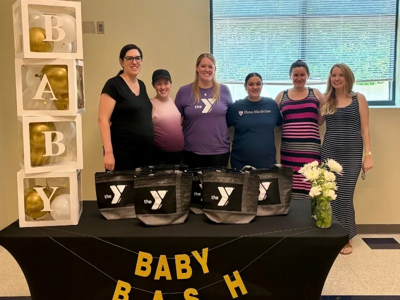 Women at Maternal Wellness baby shower event