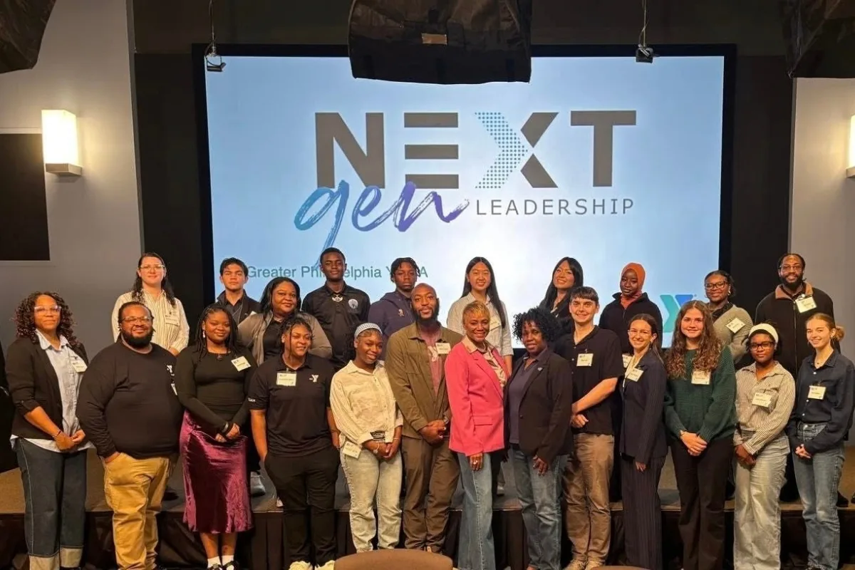 Group of people at a Next Gen Leadership presentation