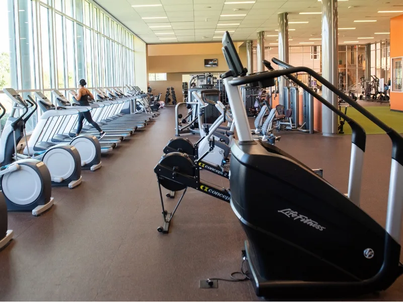 Cardio equipment at Montco Fitness Center
