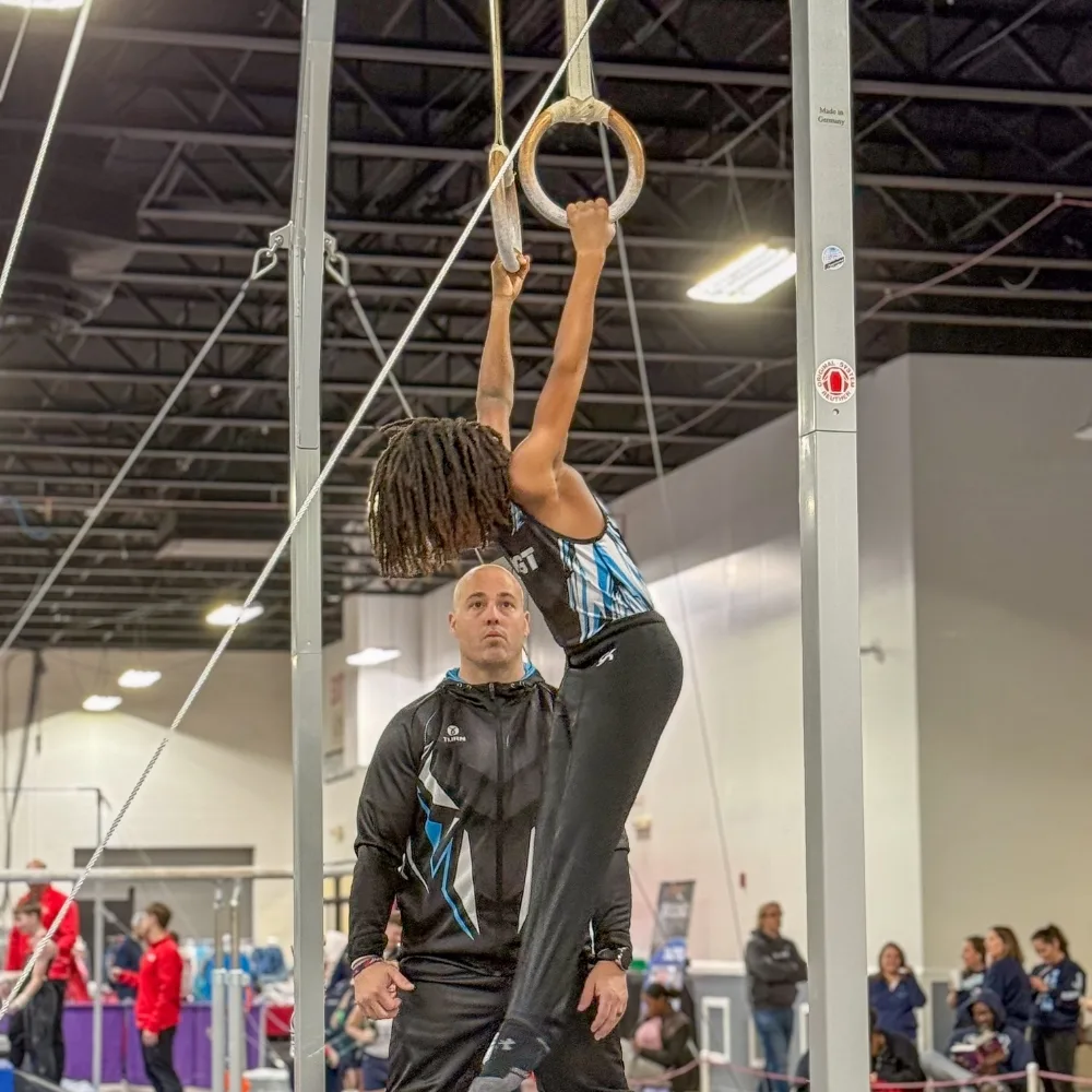 Willow Grove Y's youth gymnastics training at indoor gymnastics facility