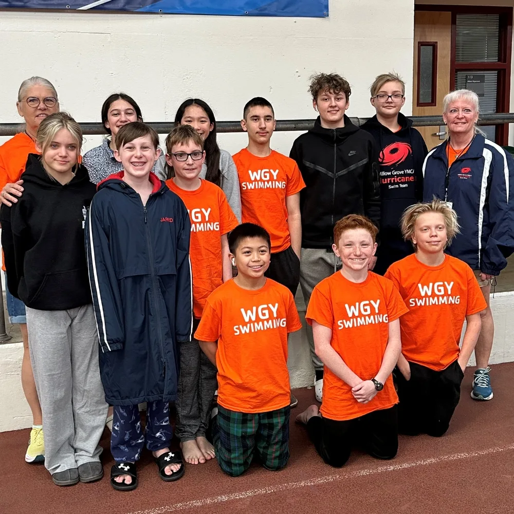Willow Grove Y's youth swim team