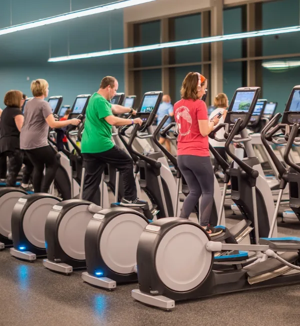 Members on treadmills at Willow Grove Y