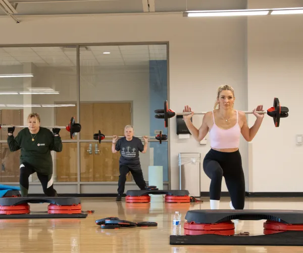 Group exercise class at Willow Grove Y