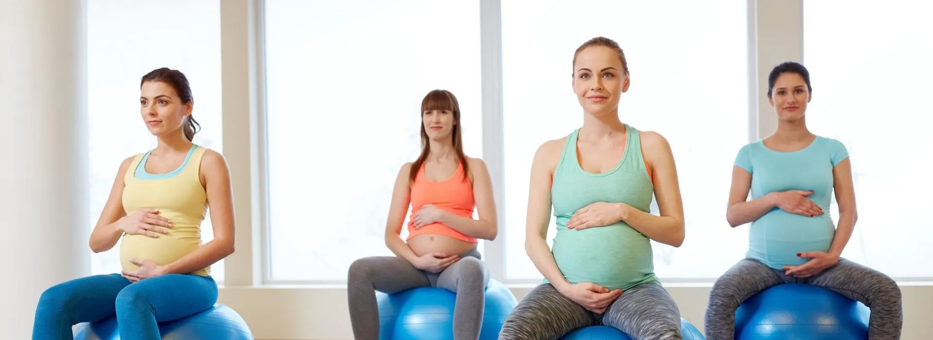 Pregnant women workout class
