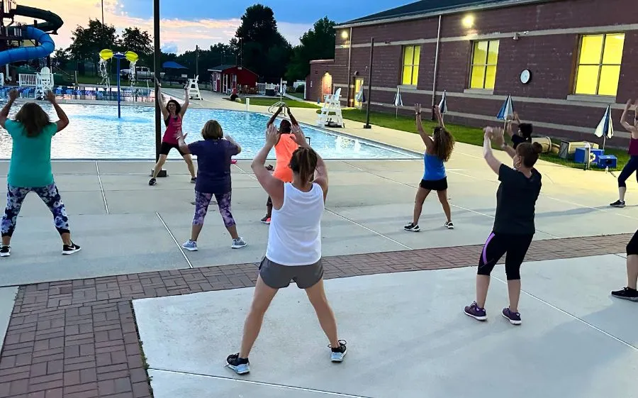 zumba outdoor pool news post