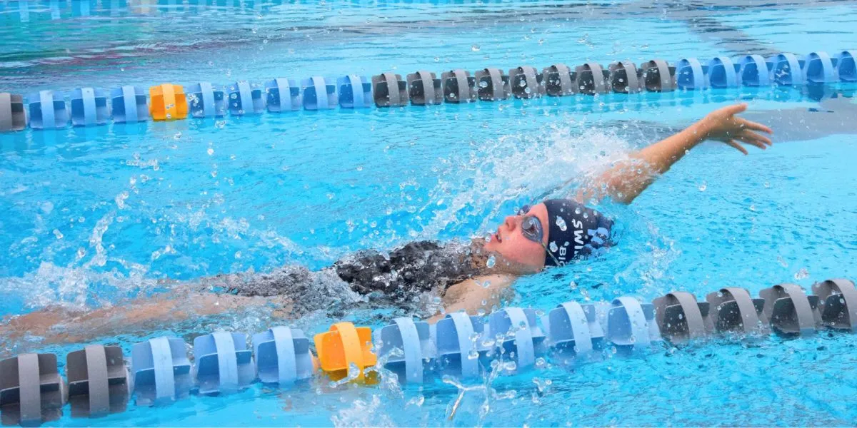 the different kind of swim strokes blog image backstroke