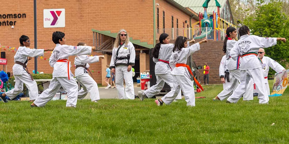 Martial arts demonstration