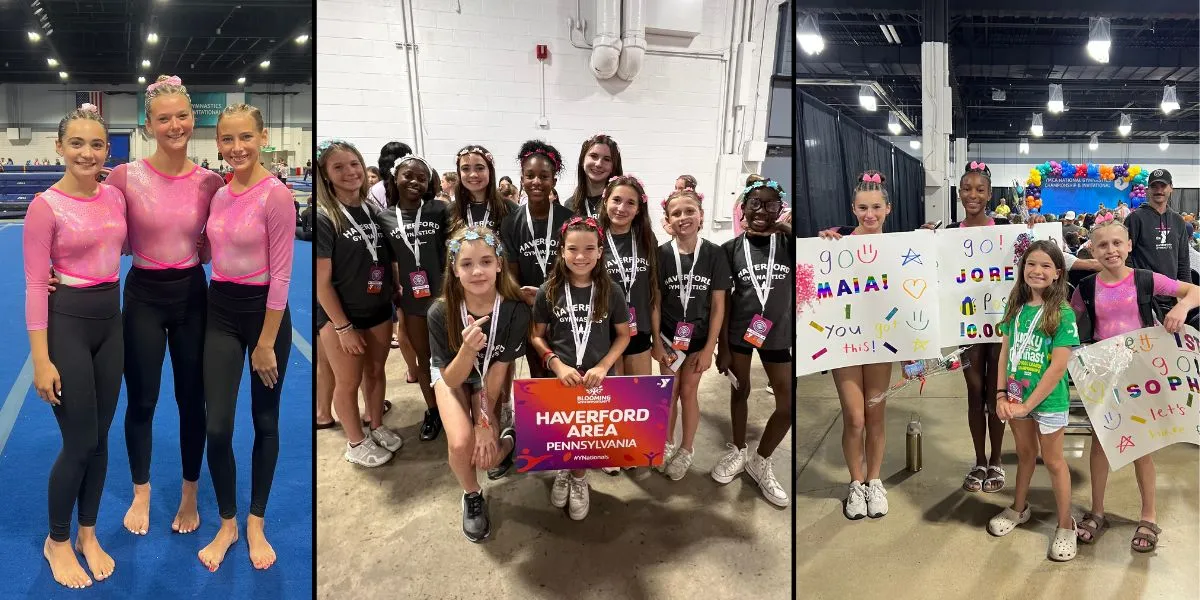 Haverford YMCA Gymnastics Nationals 2026 Blog Image 1200x600