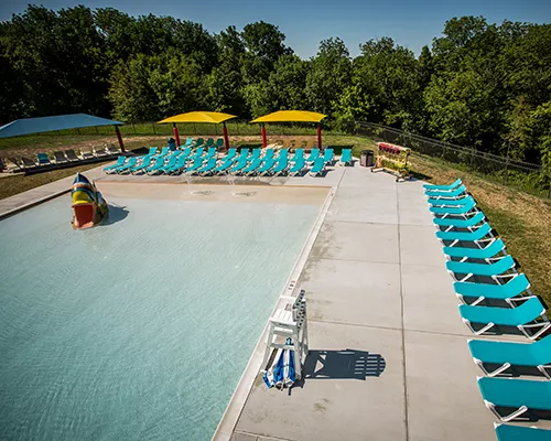 Outdoor Pool Access at Upper Perk Y