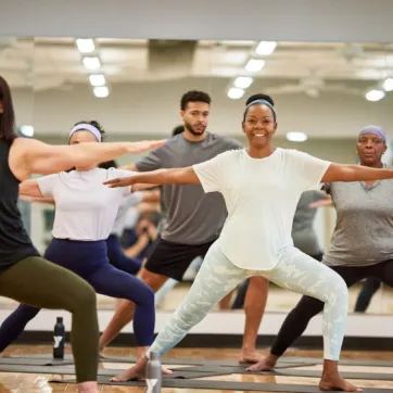 Group fitness class