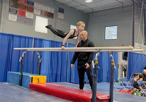 Boys Gymnastics Parallel Bars