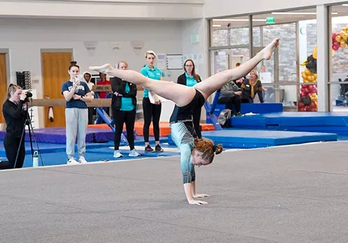 Gymnastics floor routine