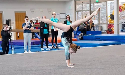 Gymnastics floor routine