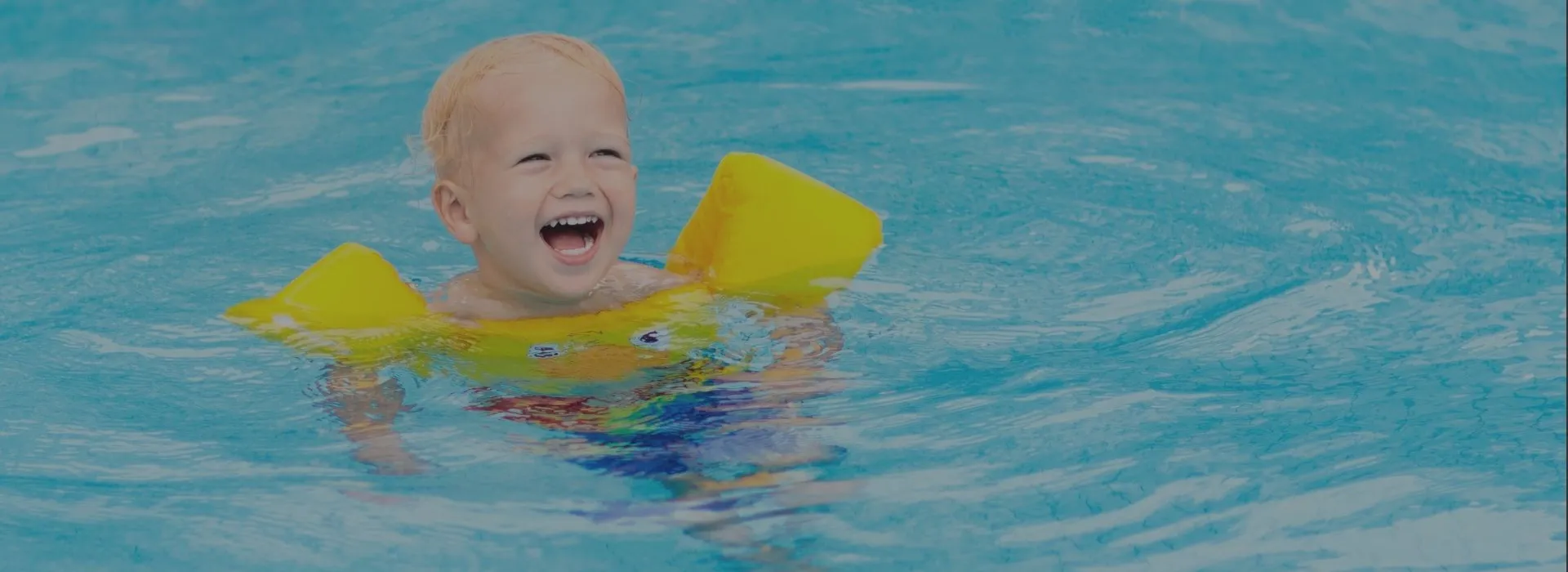 kid swimming